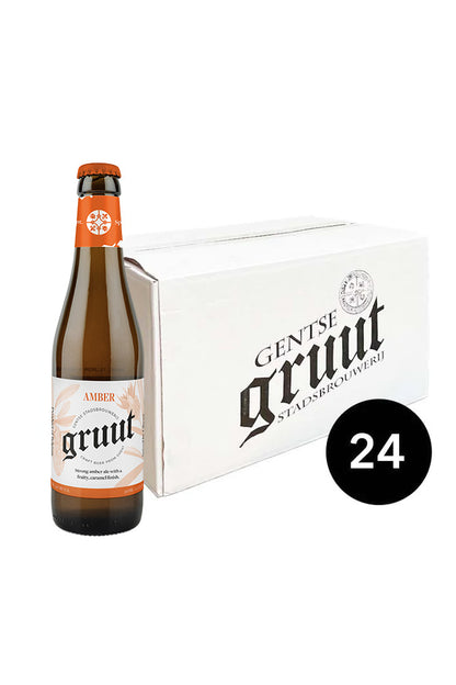 Cerveza Gruut Amber Caja 24 botellas